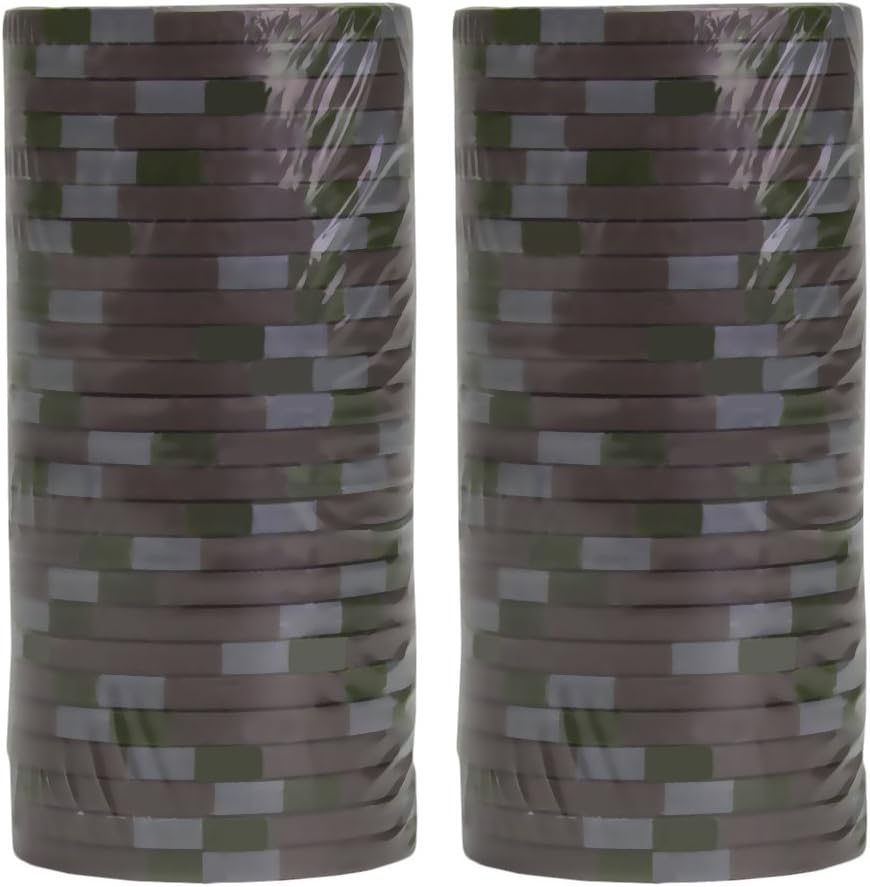 Claysmith Gaming Pack of 50 Poker Knights Poker Chips, Heavyweight 13.5-gram Clay Composite
