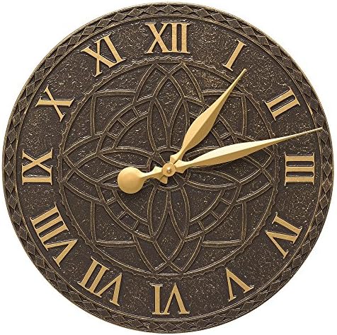 Whitehall Artisan 16" Indoor Outdoor Wall Clock