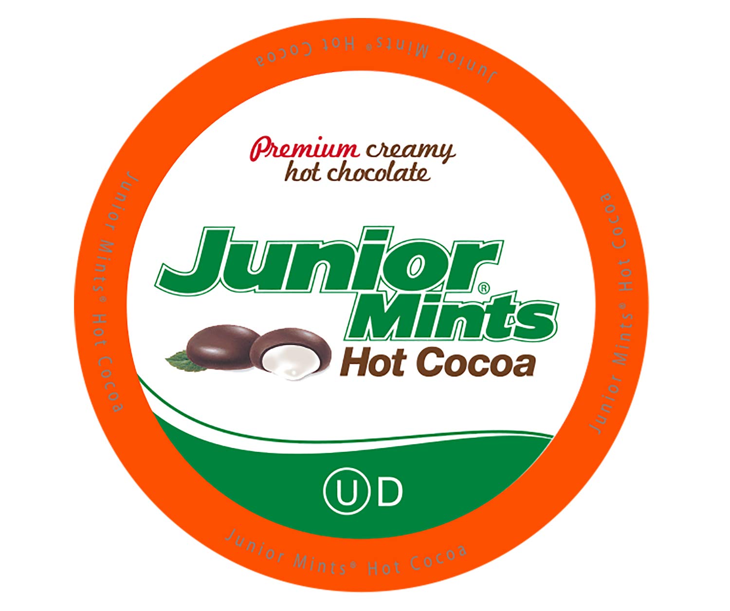 Junior Mints Hot Cocoa Pods, Chocolate Mint Flavor, Compatible with Keurig K-Cup Brewers, 12 Count - Refreshing Mint and Chocolate Delight