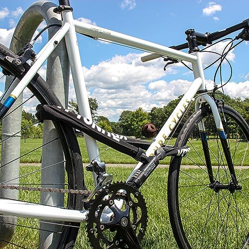 Kryptonite Keeper 712 Combo Bike Chain Lock, 4-Foot 7mm Steel Heavy Duty Anti-Theft Resettable Combination Chain for Bicycles, E-Bikes & Scooters