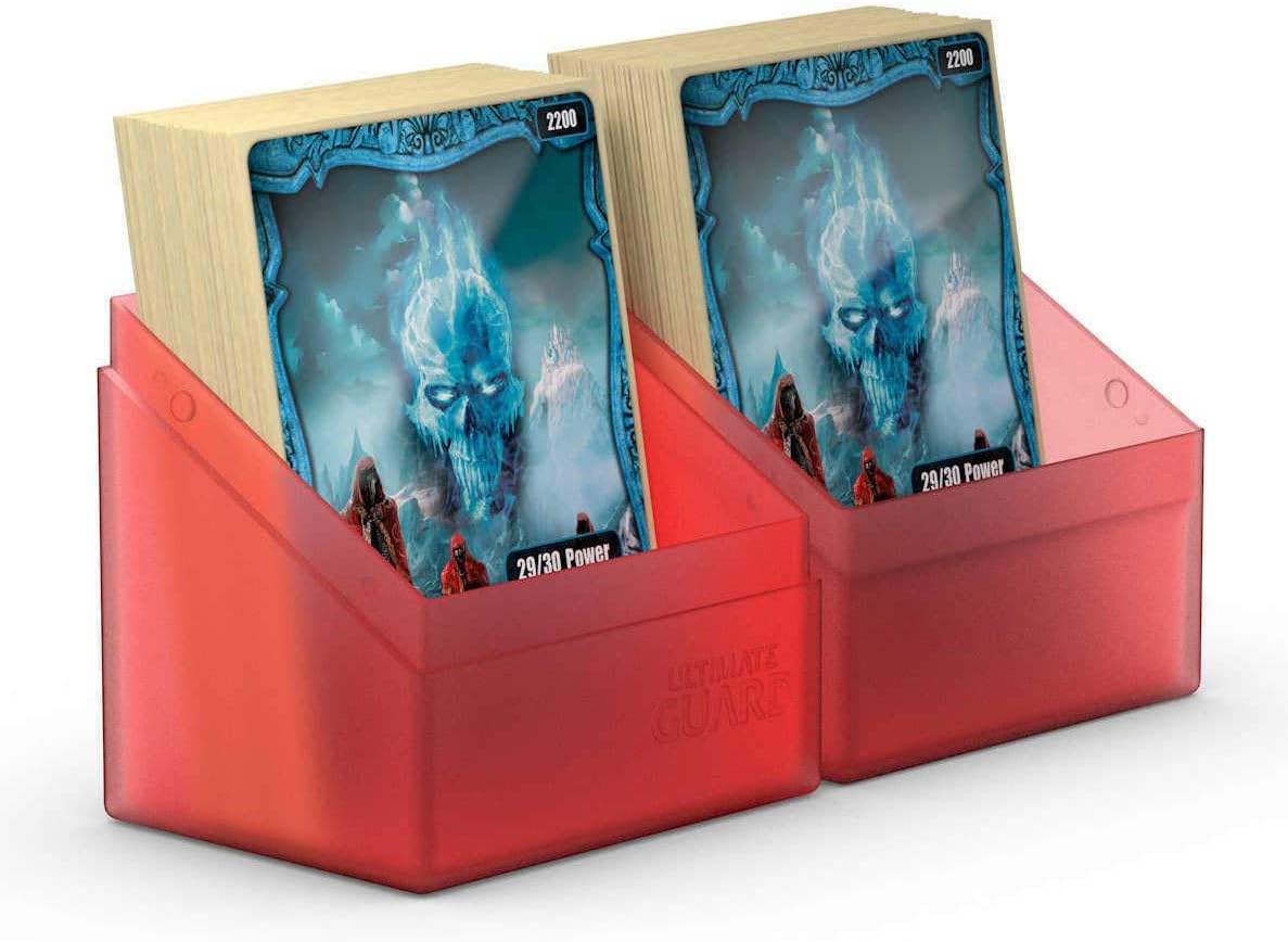 Ultimate Guard Boulder 100+ Classic, Deck Case for 100 Double-Sleeved TCG Cards, Emerald, Secure & Durable Storage for Trading Card Games, Soft-Touch Finish