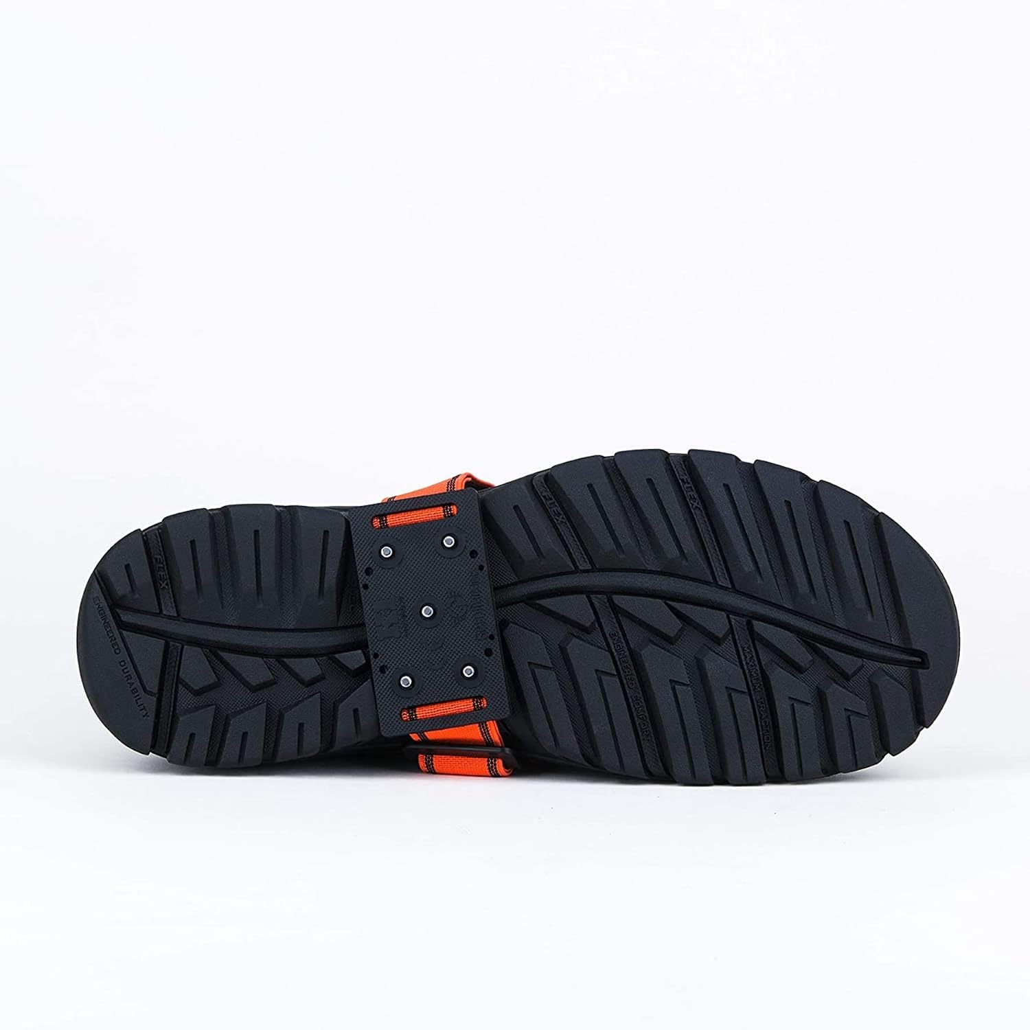 K1 Mid-Sole Ice Cleats for Men & Women - Rotatable Traction Aids For Winter Snow - Hi Vis - Low Profile