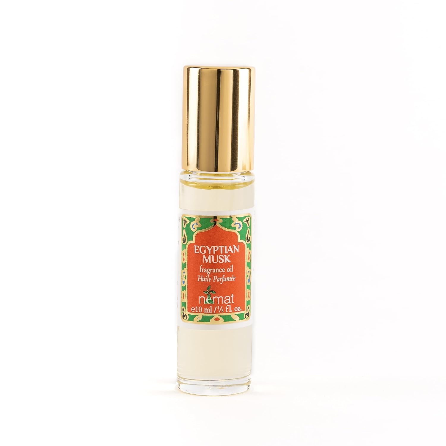 Nemat Amber Perfume Oil Roll-On for Women & Men, 10 ml | Long lasting fragrance, Alcohol free, Essential oil based, Vegan formula, Clean scent, Unisex body oil