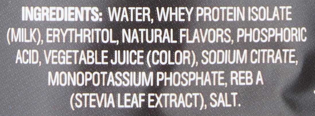Protein2o 15g Whey Protein Isolate Infused Water, Ready To Drink, Sugar Free, Gluten Free, Lactose Free, Harvest Grape, 16.9 oz Bottle (Pack of 12)