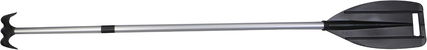 Pactrade Marine Boat Kayak Raft Floating Telescopic 45'' - 72'' Oar Paddle & Hook Anodized Aluminum Shaft