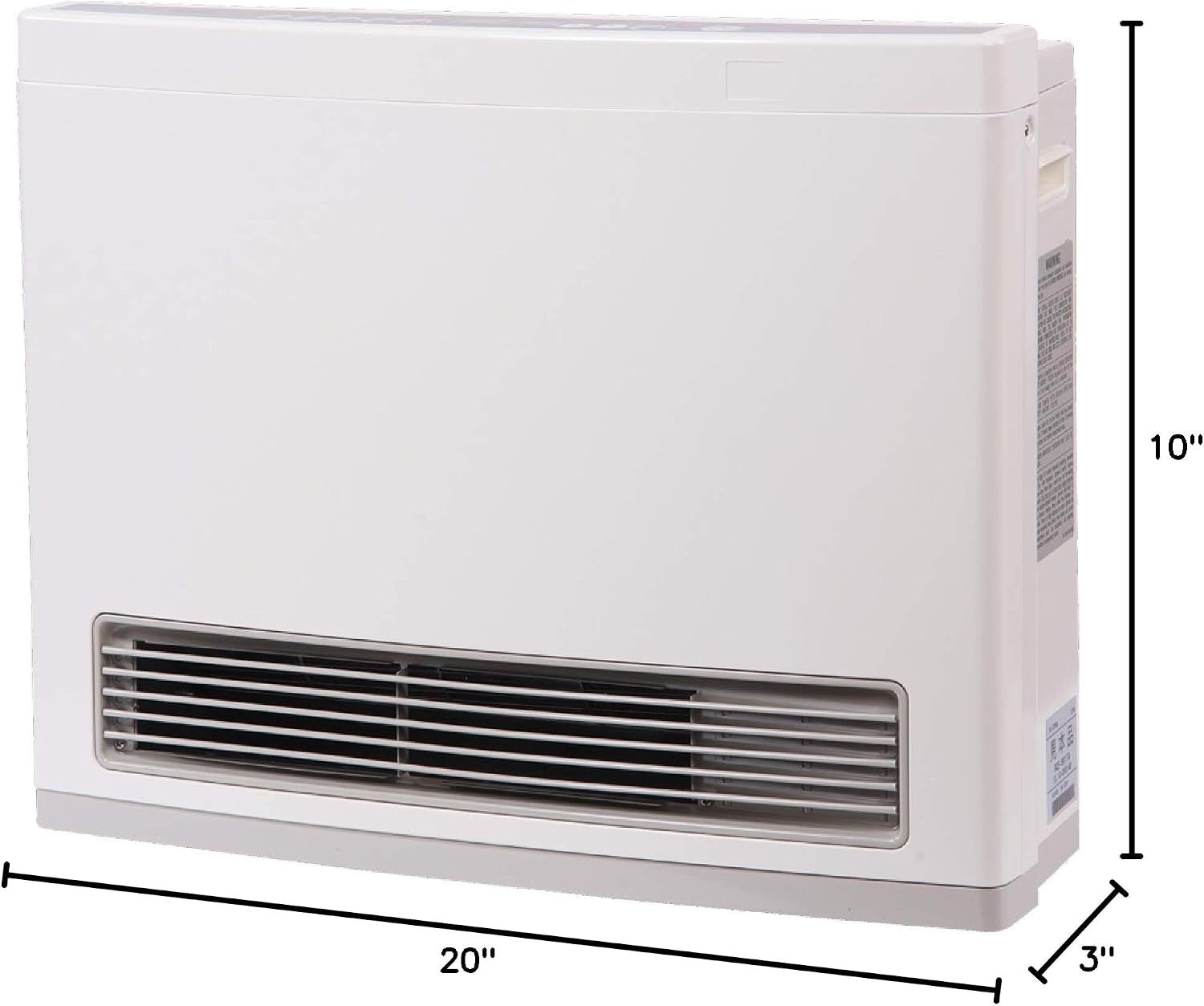 Rinnai FC824P Ventless Propane Heater with Programmable Thermostat | Energy Efficient Space Heater, Wall Mounted, Indoor Use, Easy Installation