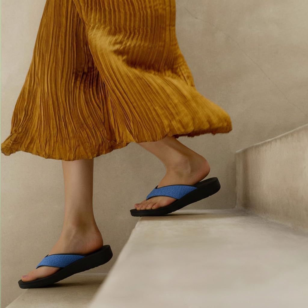 AEROTHOTIC Comfortable Arch Support Flip Flops for Women Orthotic Sandals