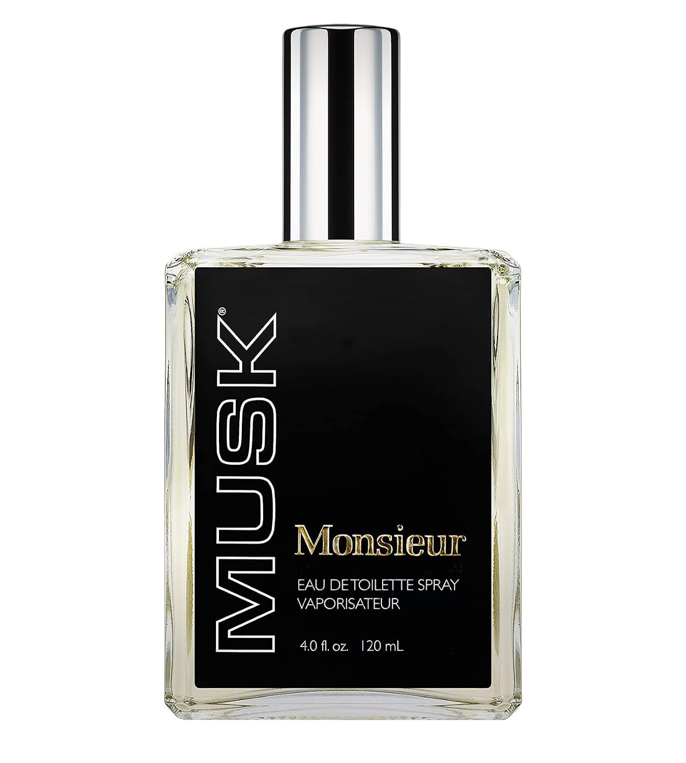 Monsieur Musk For Men Cologne Spray, 4 Ounce