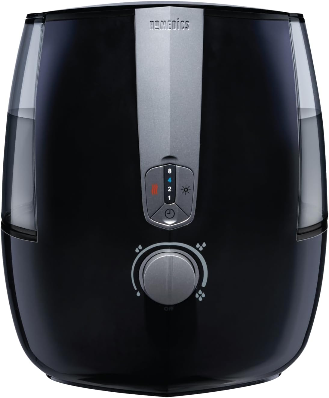 Homedics TotalComfort Plus Humidifier – Large Air Humidifiers for Bedroom, Plants – Top-Fill 5.3L Water Tank with Cool and Warm Mist