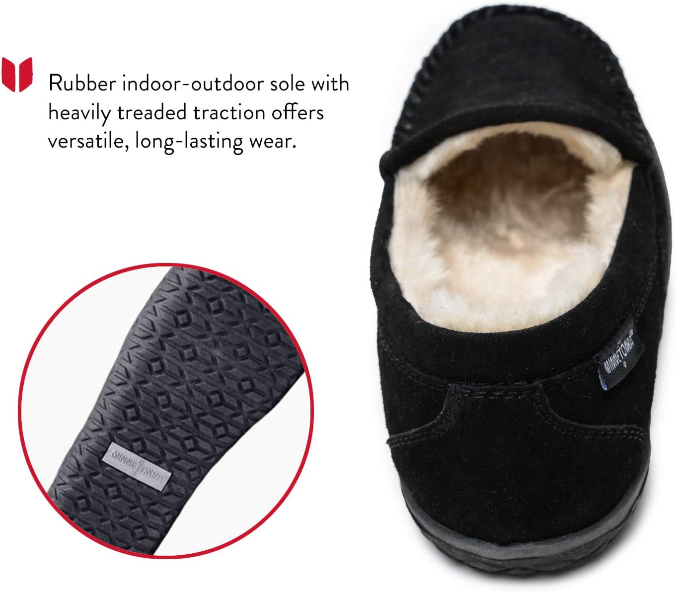 Minnetonka Women's Tempe Suede Slipper