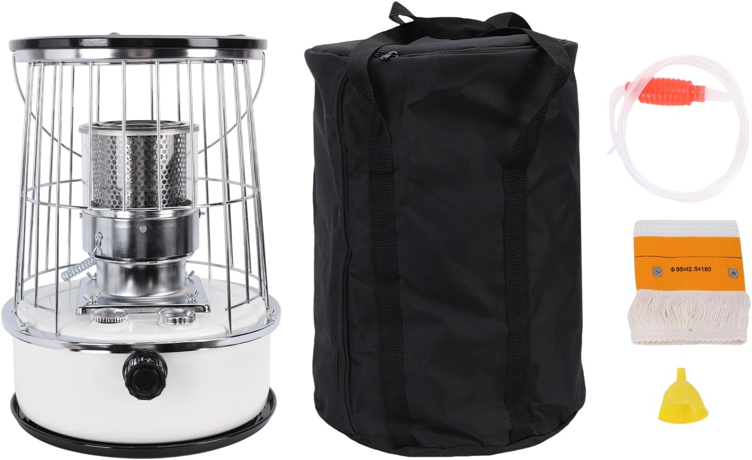 Luocute Portable Kerosene Heater, 10000BTU / H Indoor Outdoor Space Heater with Anti Tipping Guard