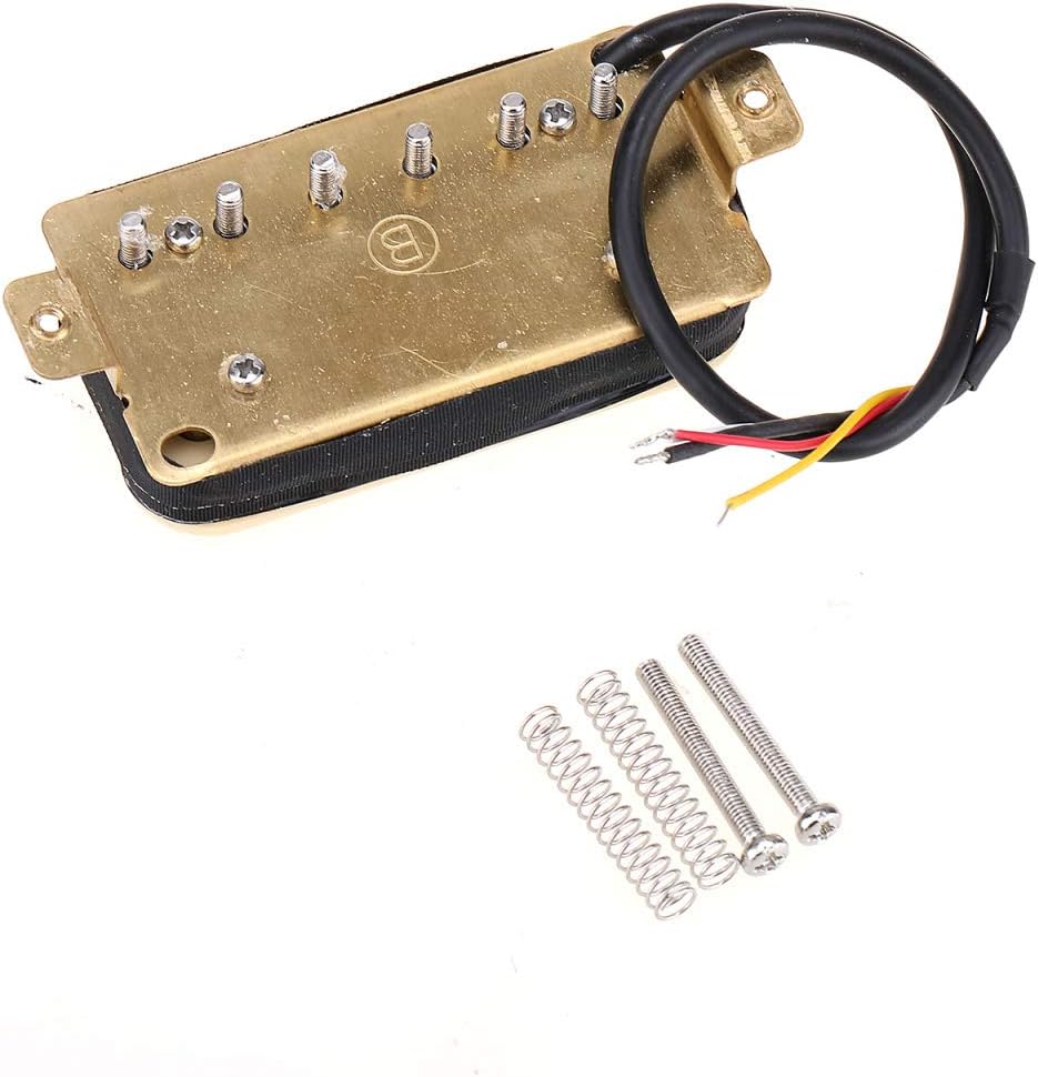 Wilkinson Vintage Tone Alnico 5 Overwound Open Style Humbucker Pickups Set for Electric Guitar, Zebra