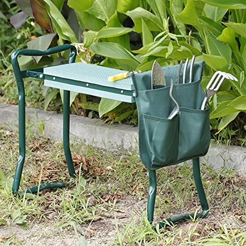 Folding Garden Kneeler Bench, Heavy Duty Garden Stool Kneeling Pad, Bench Seat for Kneeling to Prevent Knee Pain