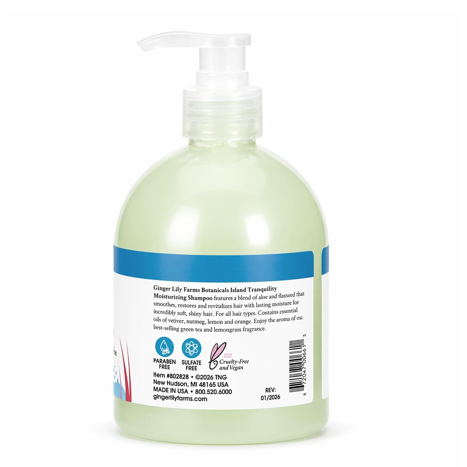 Ginger Lily Farms Botanicals Moisturizing Shampoo for All Hair Types, Coco Mango, 100% Vegan & Cruelty-Free, Coconut Mango Scent, 1 Gallon (128 fl oz) Refill | for Hands, Body & Hair, Moisturizing Wash, Salon Wash, Spa Cleanser, Salon & Spa Essentials, M…