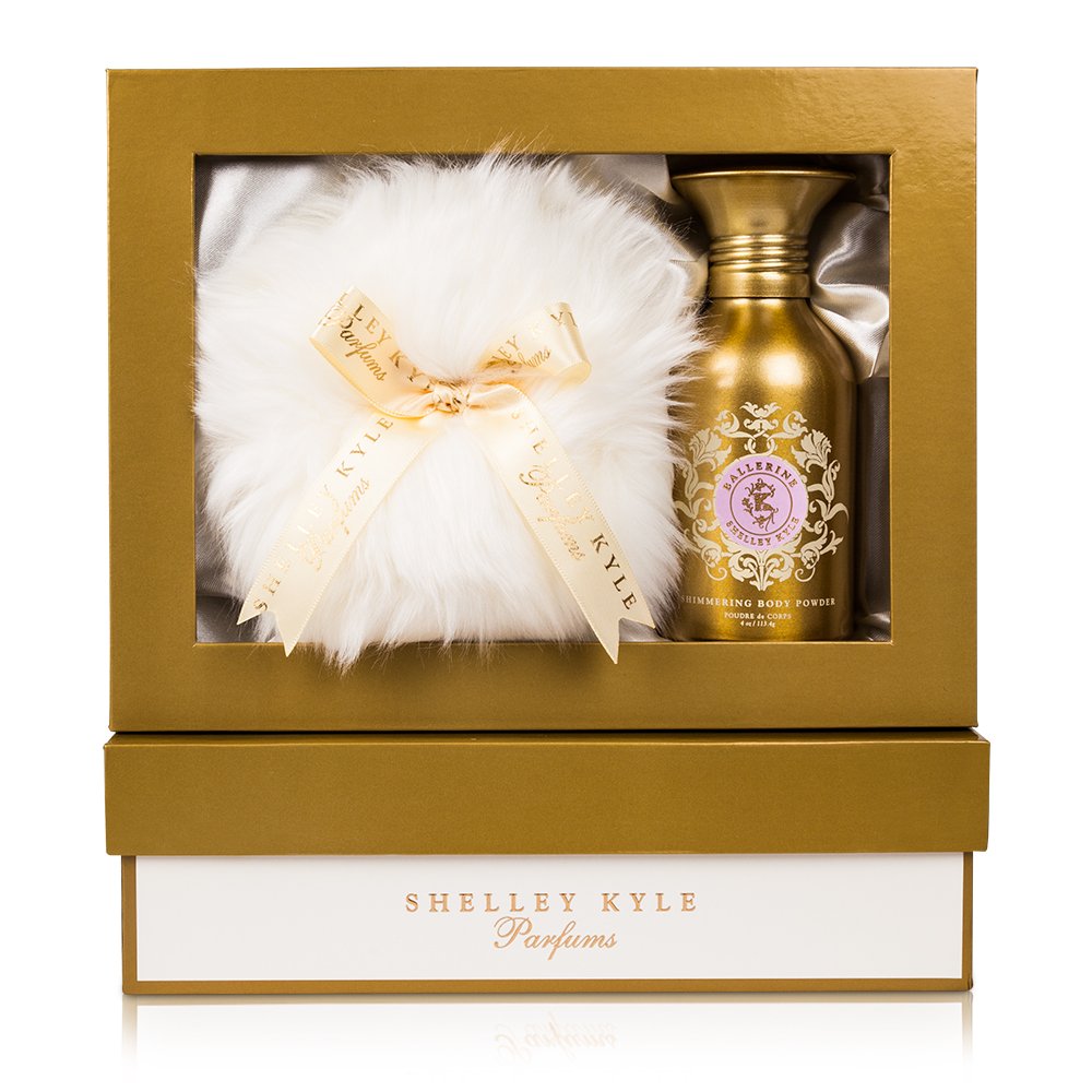 Talc Free Mcclendon Shimmer Powder Gift Box Set, 48Grams