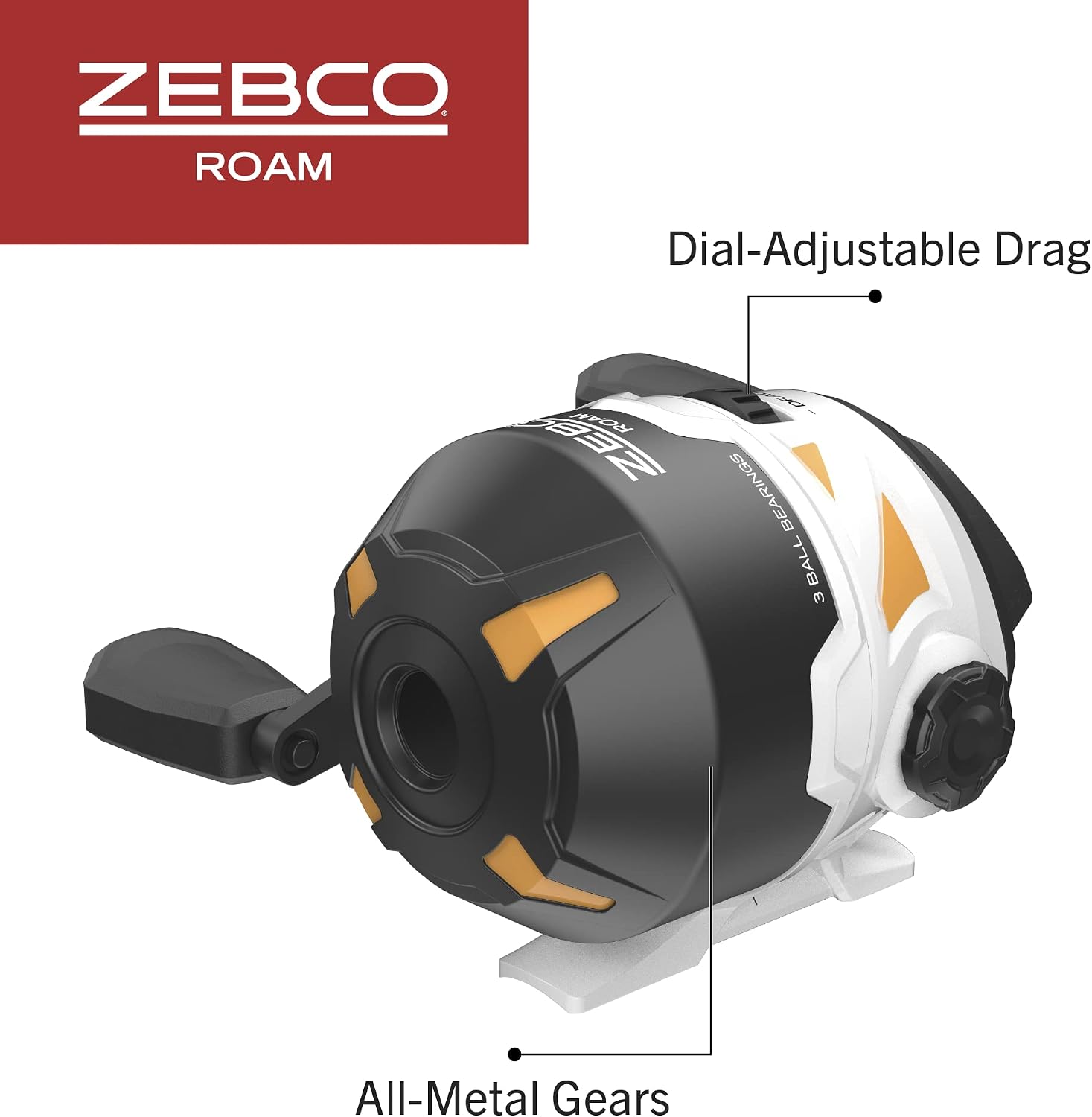Zebco Roam Spincast Reel and Fishing Rod Combo