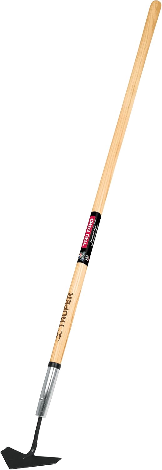 Truper Green Built Welded Garden Hoe, 6-Inch Head, 48-Inch Wood Handle (Model ATJ-PE / 30003)