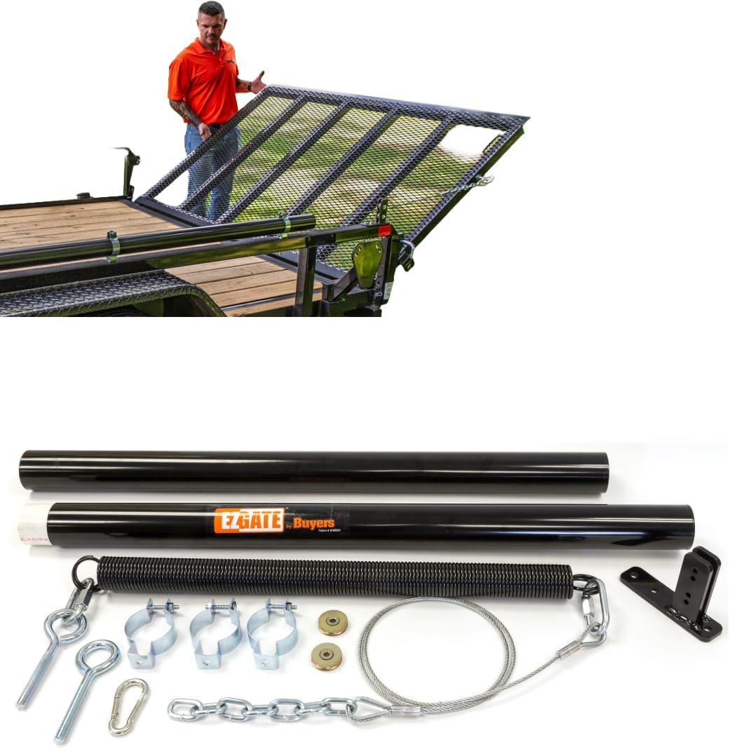 Buyers Products 5201000 EZ Gate Tailgate Assist, Reduce Physical Strain With Trailer Tailgates, Mounting Hardware Included, Handles gates up to 180lbs