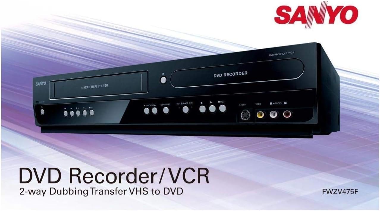 Sanyo DVD Recorder/VCR Combo 2-way recording
