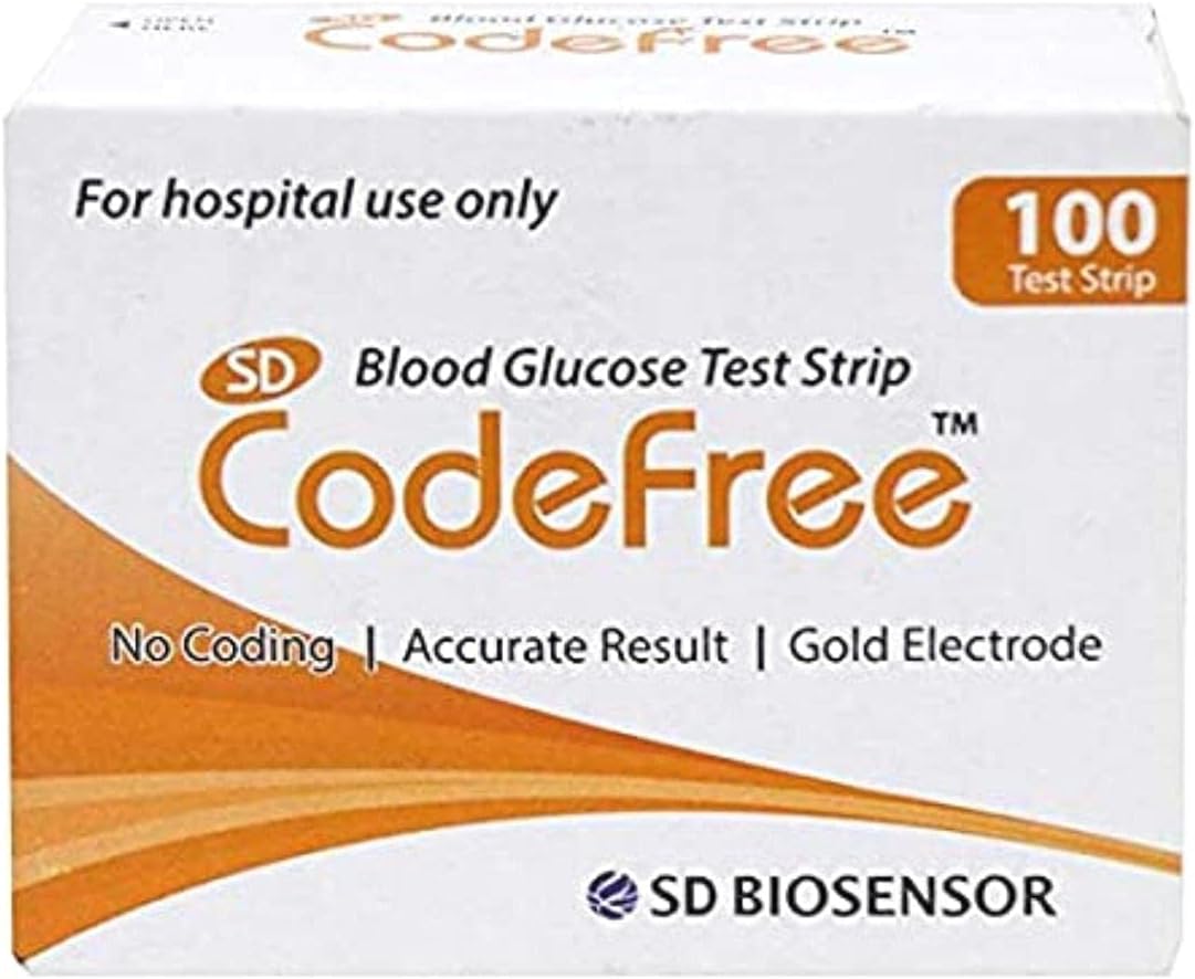 SD Codefree Blood Glucose Test Strips