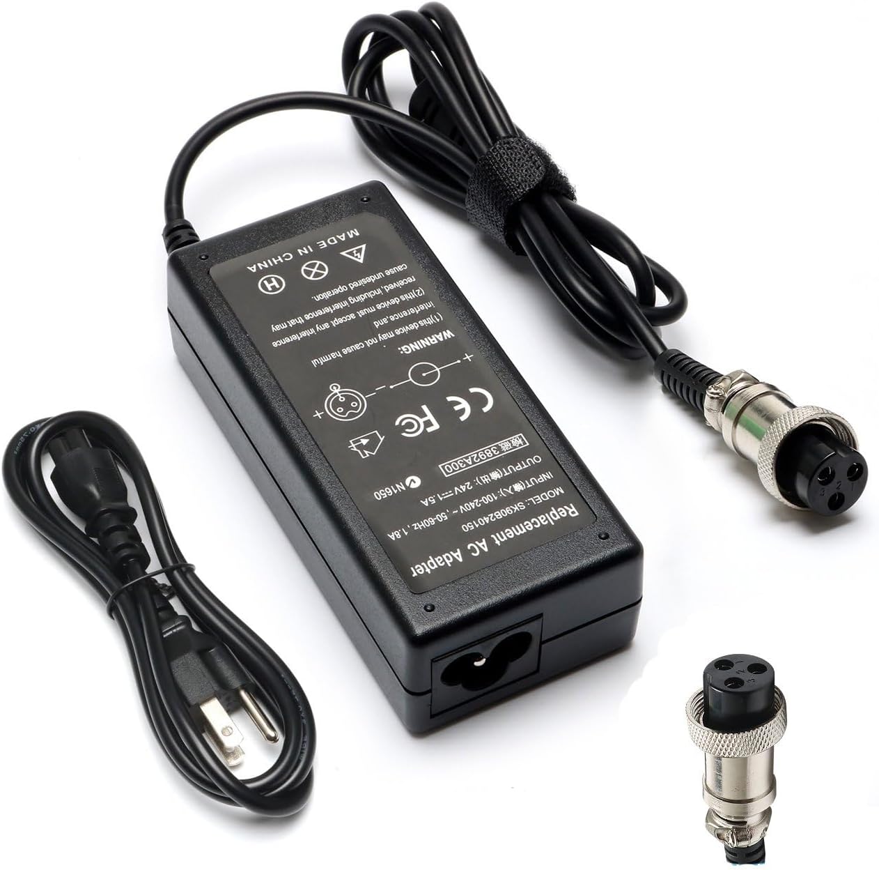 24V Battery Charger for Razor Electric Scooter E100 E125 E150 Power Supply