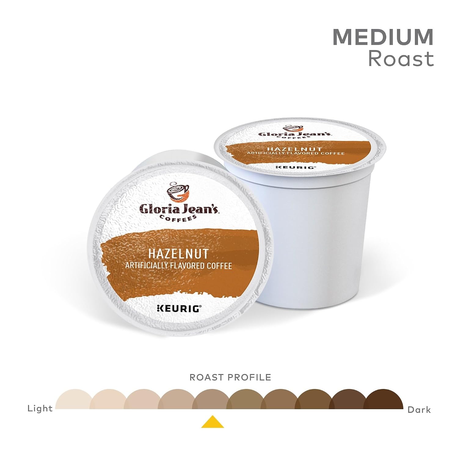 Gloria Jean's Coffees Butter Toffee, Single-Serve Keurig K-Cup Pods, Flavored Medium Roast Coffee, 96 Count