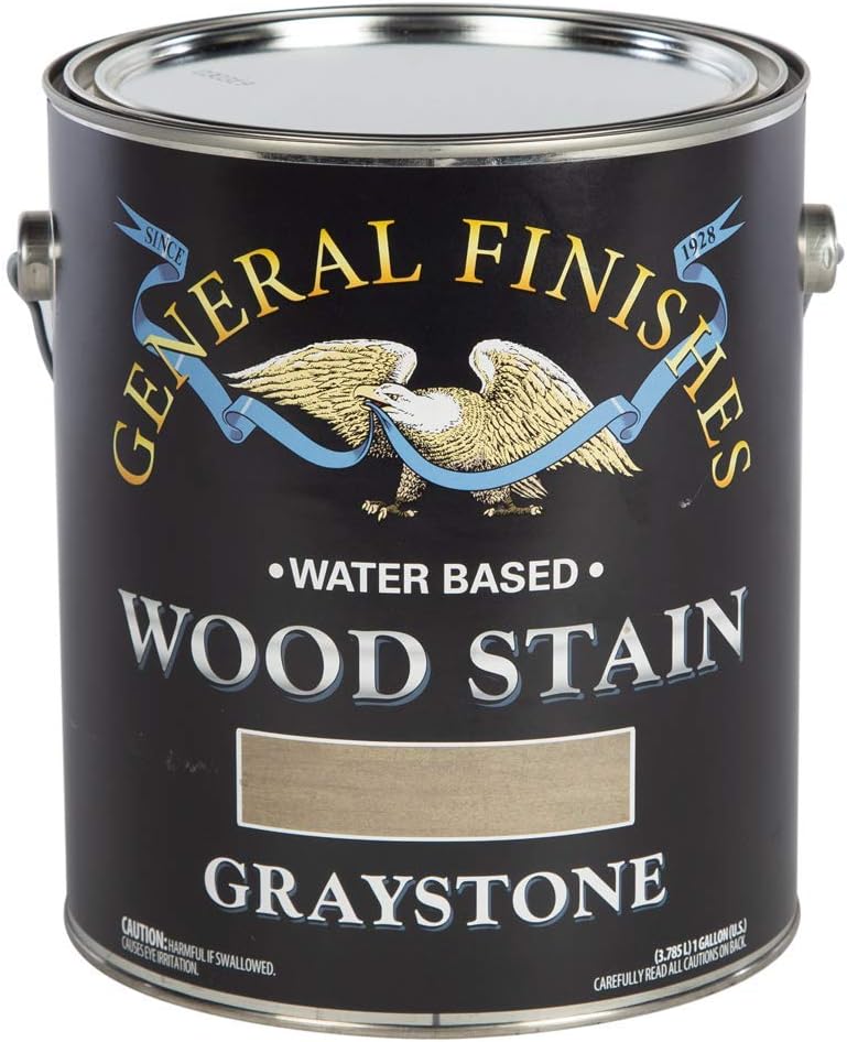 General Finishes Water Based Wood Stain, 1 Quart, Antique Oak