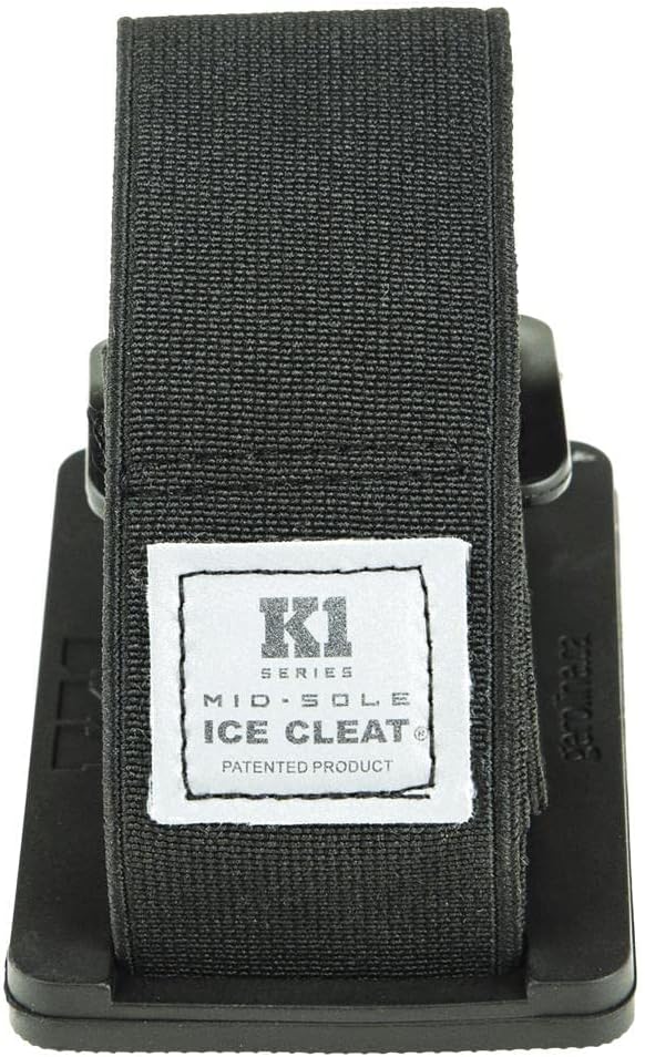 K1 Mid-Sole Ice Cleats for Men & Women - Rotatable Traction Aids For Winter Snow - Hi Vis - Low Profile