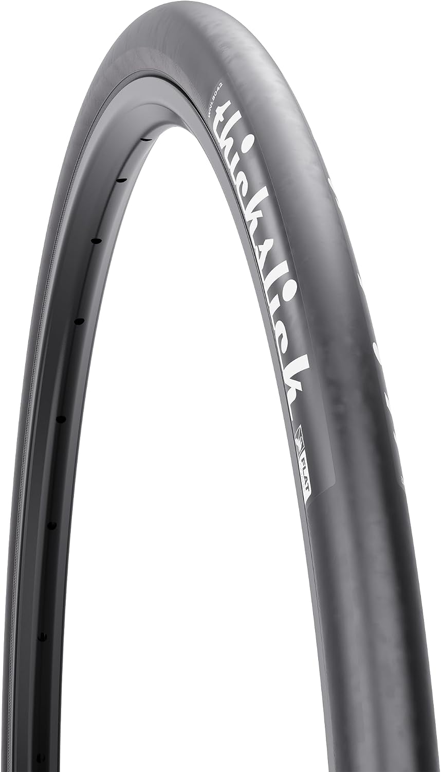 WTB ThickSlick Hybrid Bike Tire (26"/29"/700c) Wire Bead - Slick Tread - Commuter & Campus (Black/White, Optional Flat Guard)