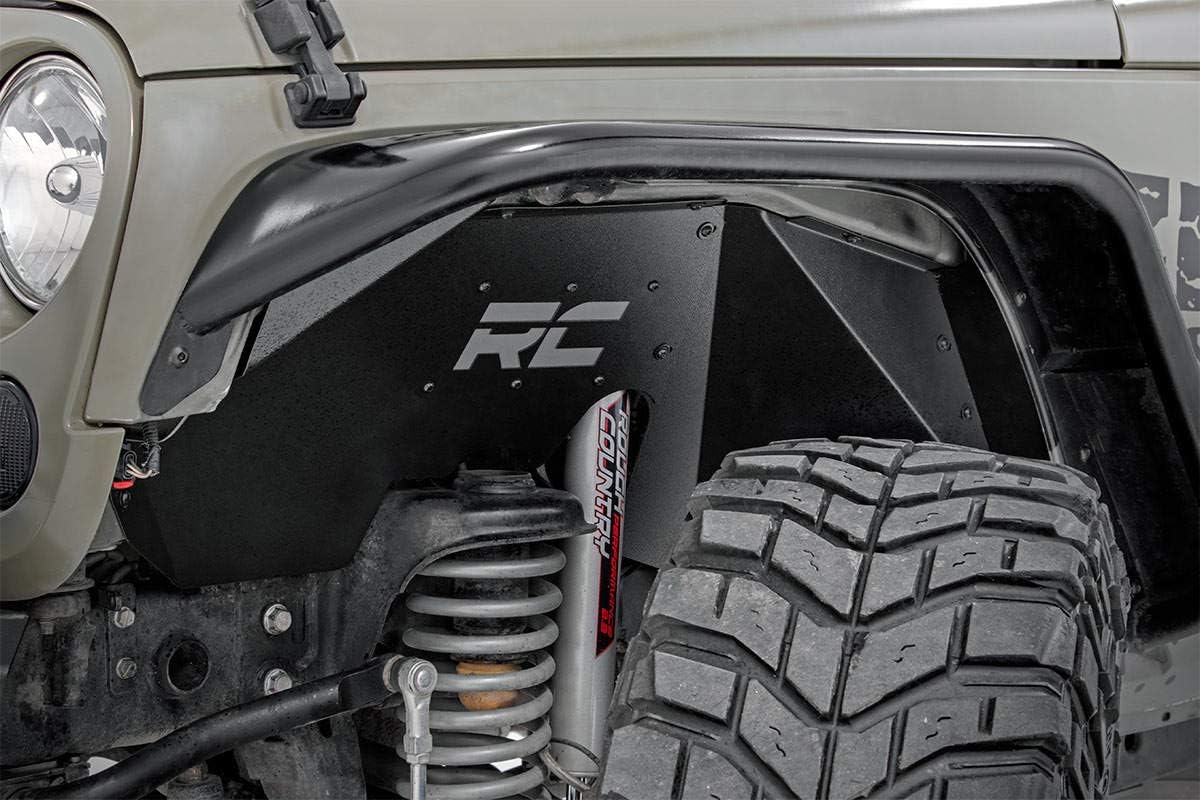 Rough Country Front Inner Fenders for Jeep Wrangler JK (2007-2018) - Set of 2