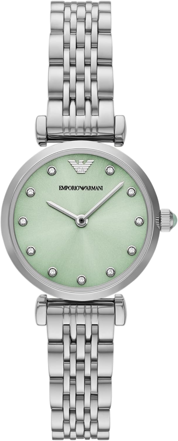 Emporio Armani Women's Dress Watch with Stainless Steel Band