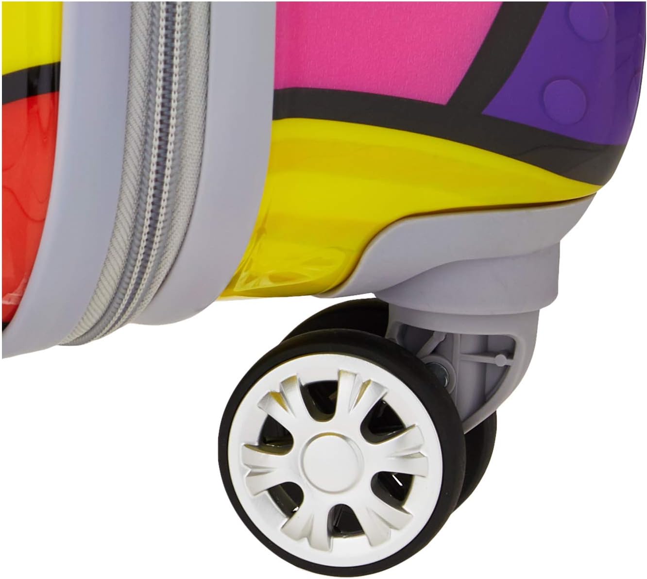 Rockland Vision Hardside 3 Piece Spinner Wheel Luggage Set, (20"/24"/28"), Love