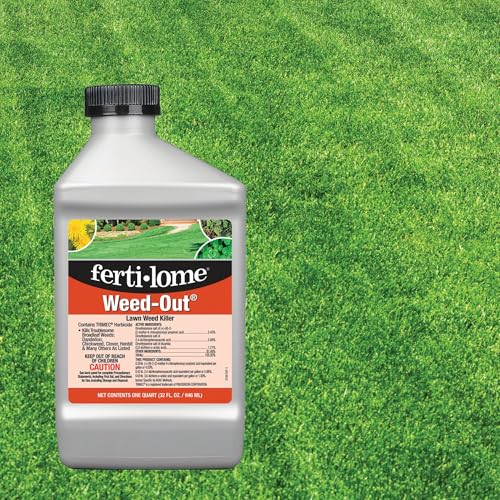 Fertilome (10515) Weed-Out Lawn Weed Killer Concentrate, 32 oz | Triclopyr liquid concentrate - Treats 200+ broadleaf weed species, 8,000 sq ft/pint - Lawn homeowners