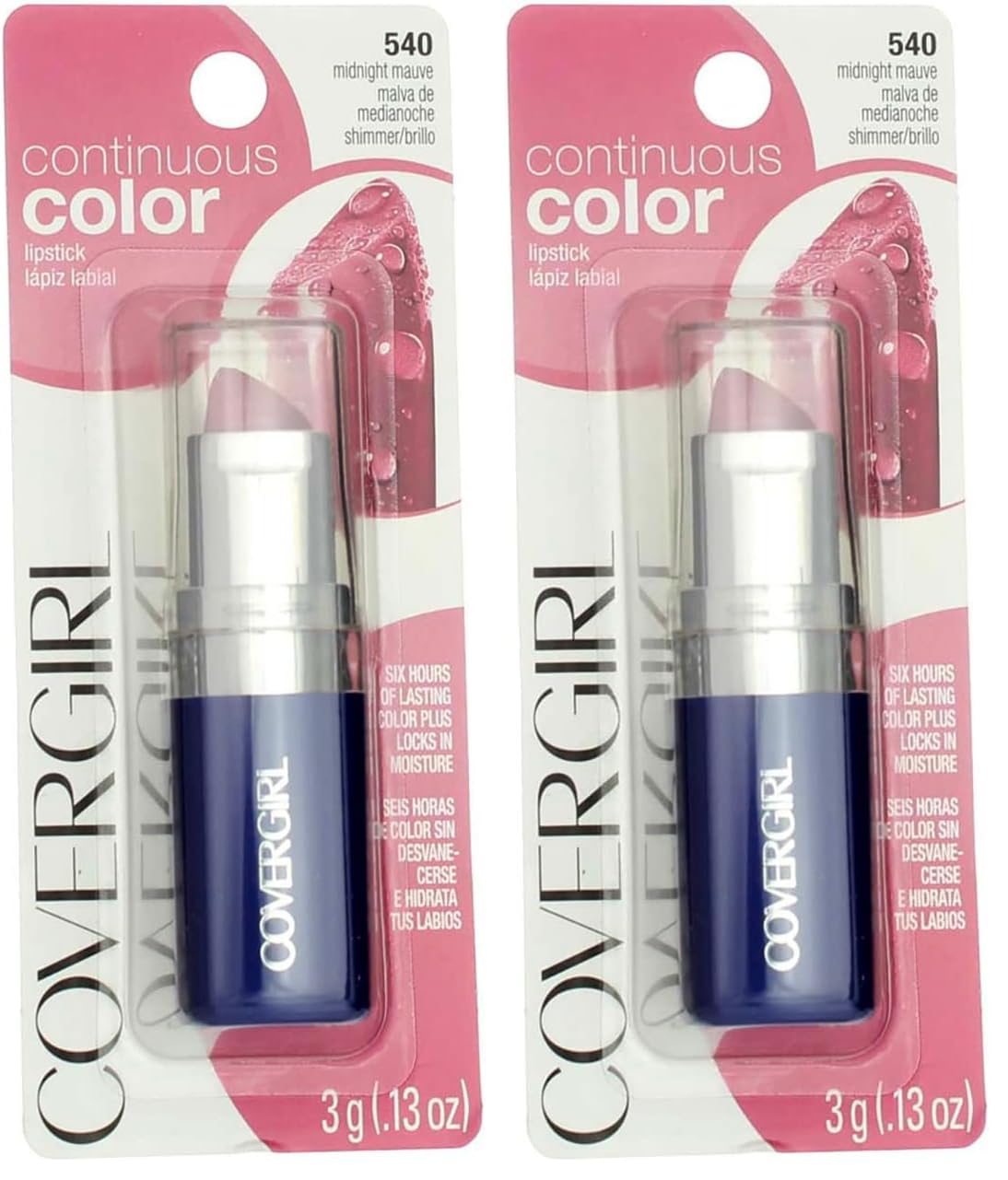 COVERGIRL Continuous Color Lipstick It's Your Mauve 030, 0.13 oz (packaging may vary)