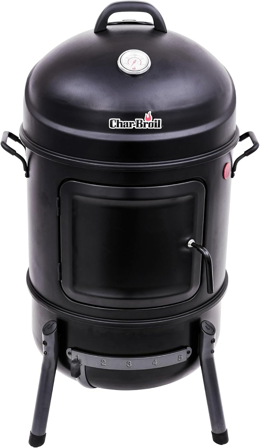 Char-Broil Bullet Charcoal Smoker 16" - 18202075,Black
