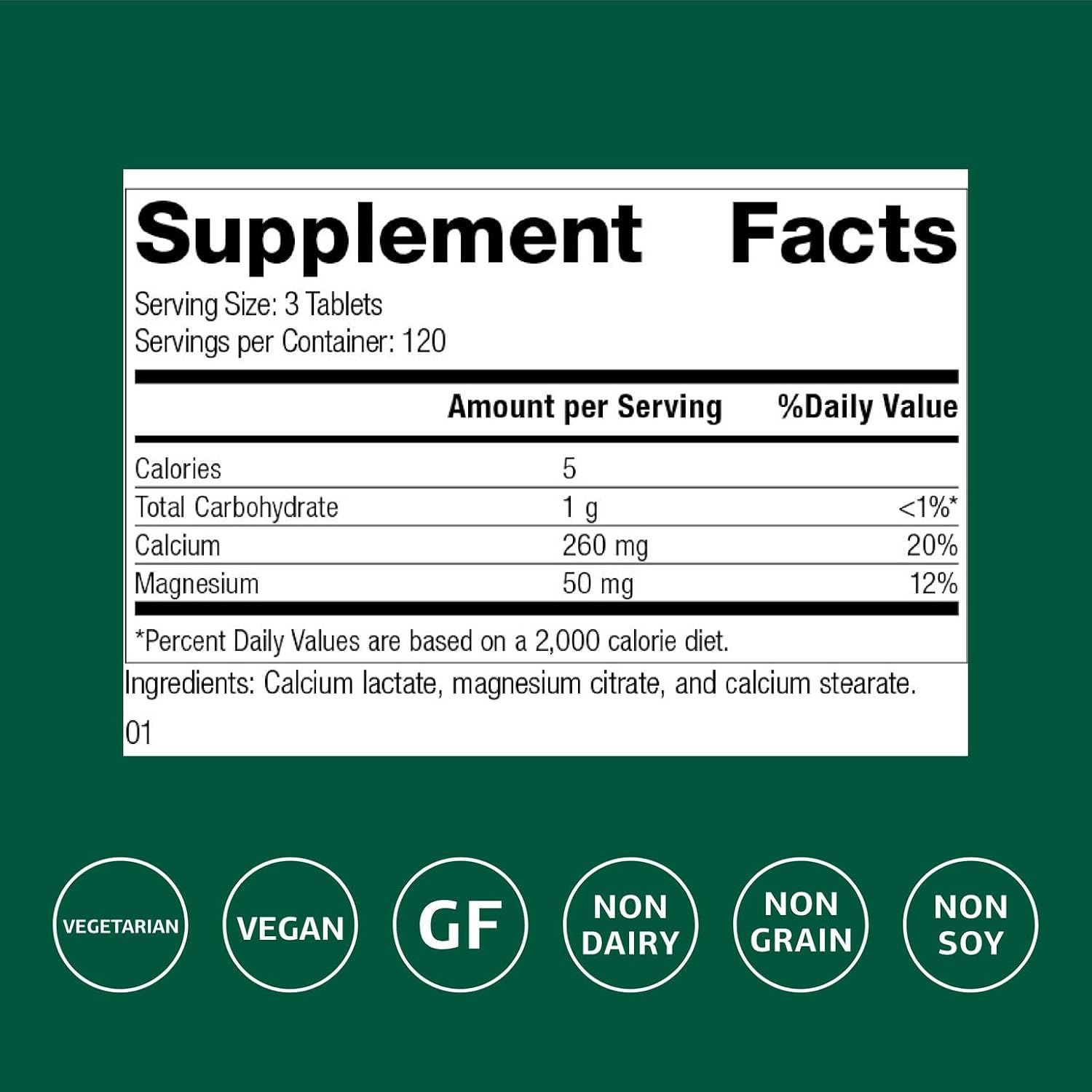 Standard Process - Calcium Lactate Powder - Bone Health & Immune Support - Calcium Magnesium Supplement for Bone Strength & Blood Health - Non-Dairy, Soy & Gluten-Free - 12 oz