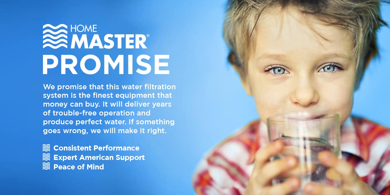 Home Master TMAFC-ERP Artesian Full Contact Reverse Osmosis System, 7-Stages, Patented 2-Pass Alkaline Remineralization, Fast 4.5s Fill Rate, 1:1 Waste Ratio, 8.5” Catalytic Carbon, 5-Yr Limited Parts