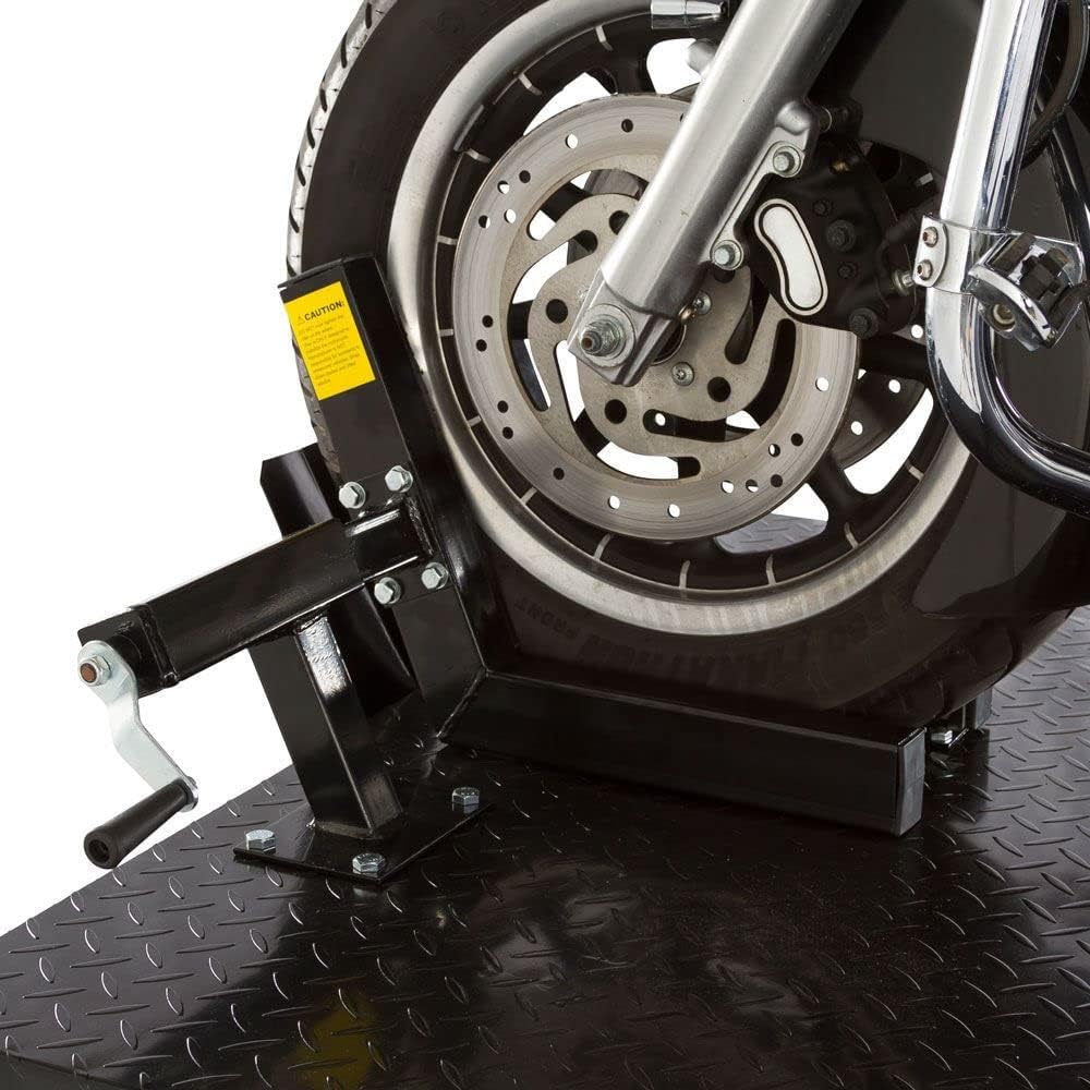 Black Widow Motorcycle Lift Table, Air Over Hydraulic, 1,500 lb, 33.5" High