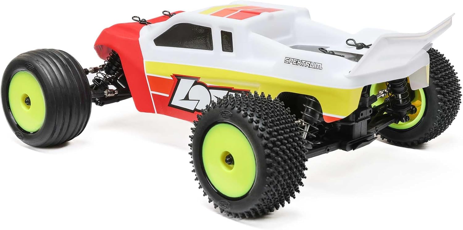 Losi 1/18 Mini-T 2.0 2S 2 Wheel Drive RTR Brushless Stadium Truck Battery & Charger Included Blue LOS-1056T2