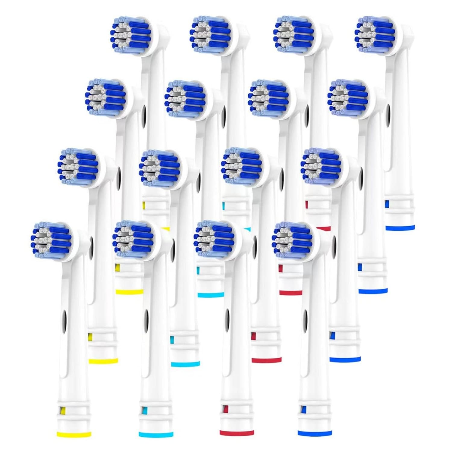 Replacement Toothbrush Heads Compatible with Oral B Braun | Professional 4Pack Electric Toothbrush Replacement Brush Heads for Oral-B Pro Precision Clean and More,Soft Dupont Bristles