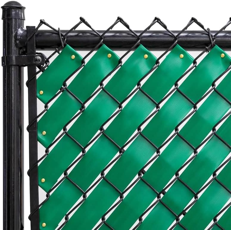 Chain Link Fence Privacy Tape 250 ft (40 SqFt) (Arctic White) | Gardening, Outdoor Wall, Balcony, Patio, Yard, Injury Prevention, Safety Fence Cover for Dog, Other Pet Hedge Slats