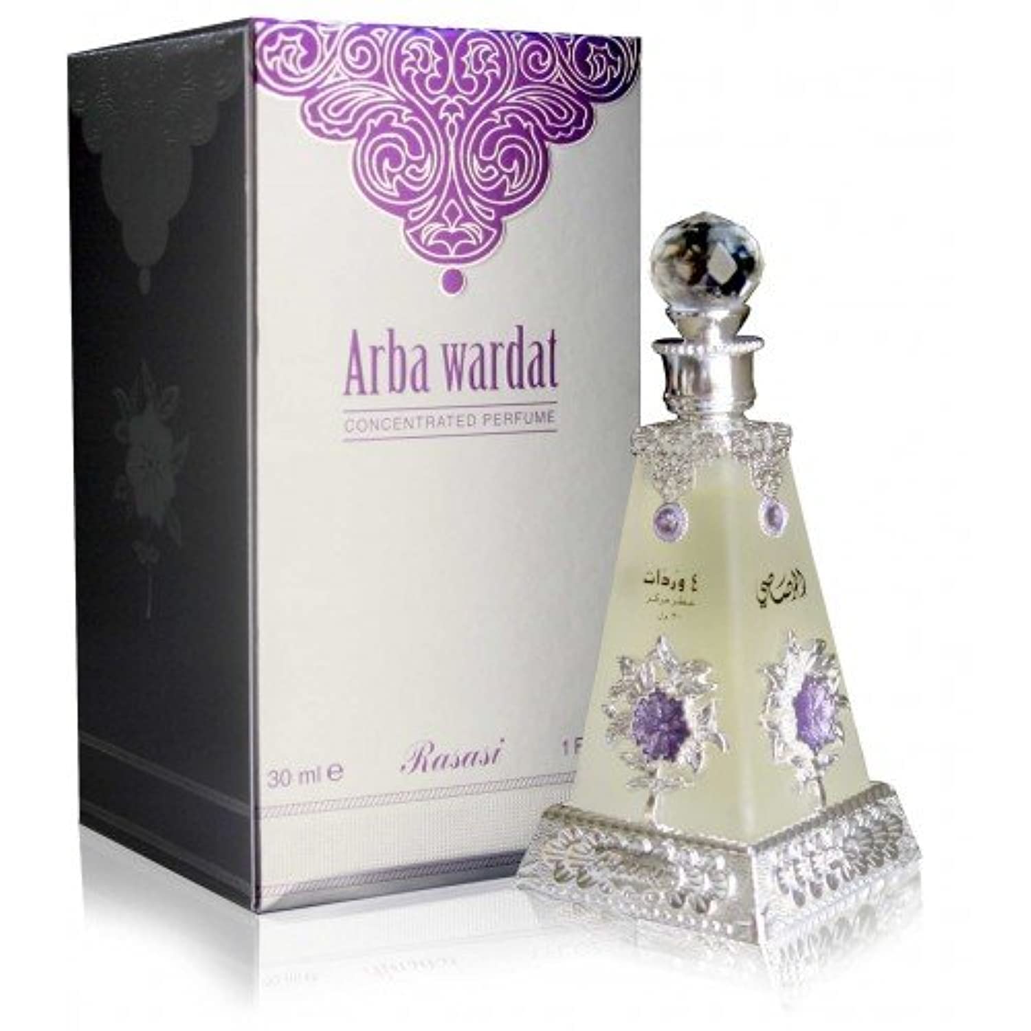 RASASI Arba Wardat Arabian Perfume Oils For Women & Men, 30ml (1.0 Oz) – Long Lasting Concentrated Perfume Oil