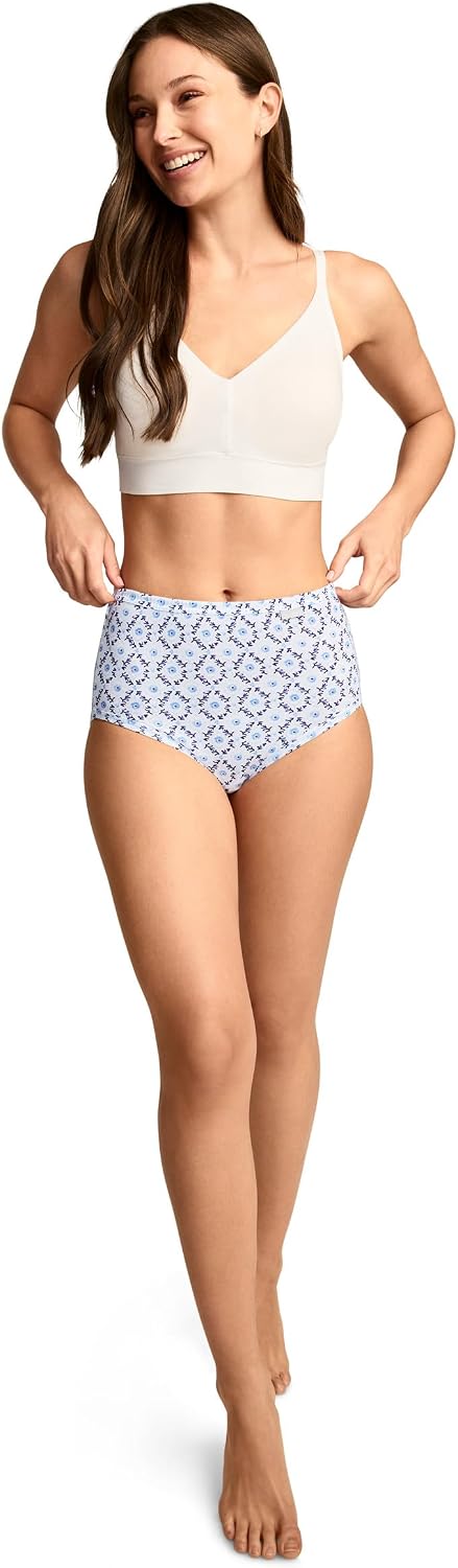 Jockey Women's Underwear 100% Cotton Elance Brief - 3 Pack