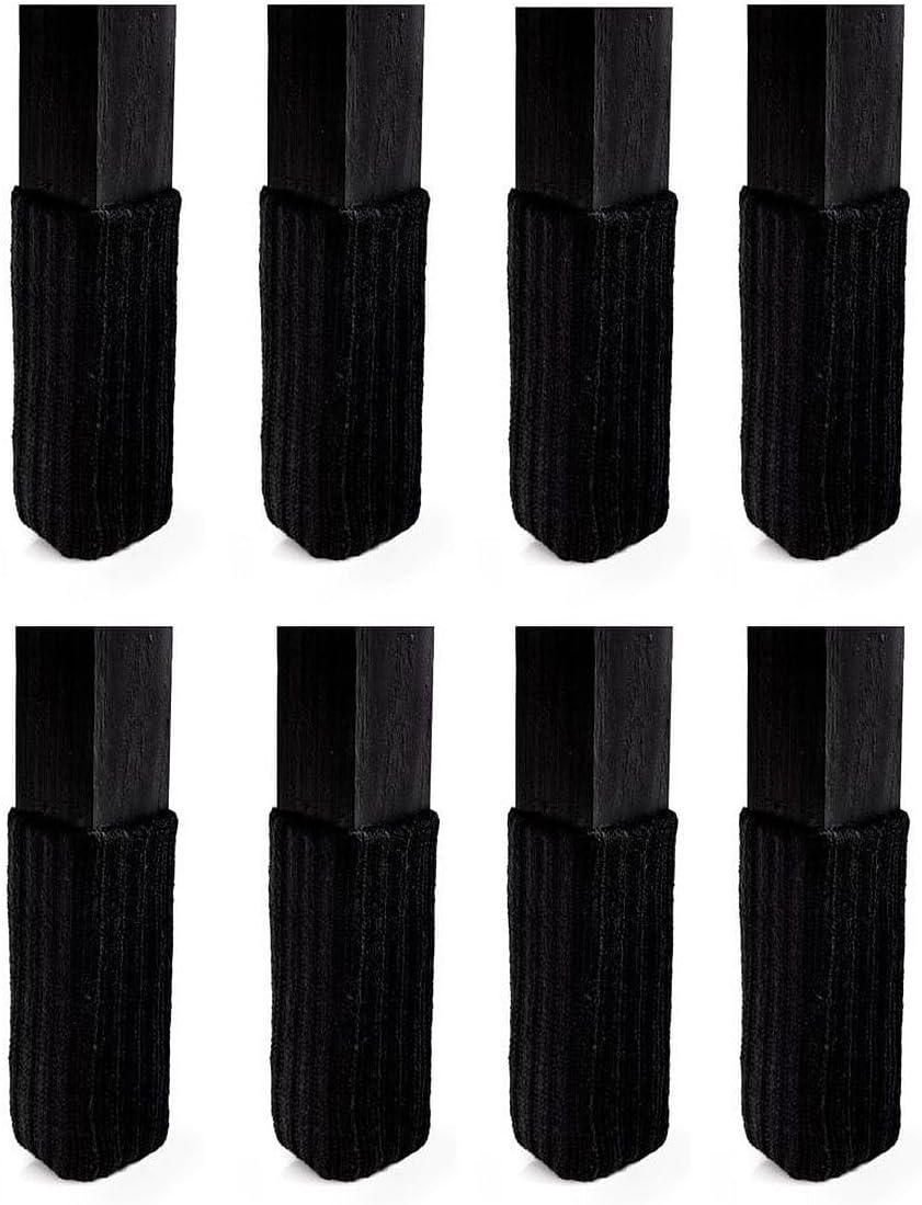 Small/Chocolate Brown, NancyProtectz Patented with Grips/Chair Leg Floor Protectors. The Original Furniture Sock