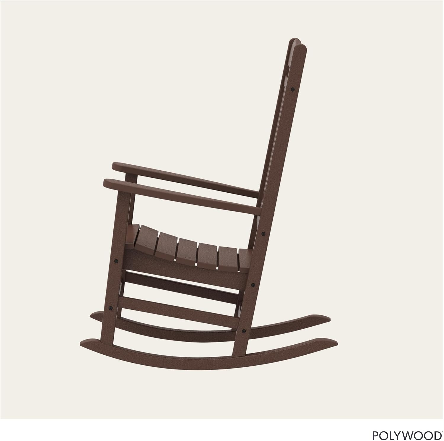 POLYWOOD Presidential Rocking Chair in White