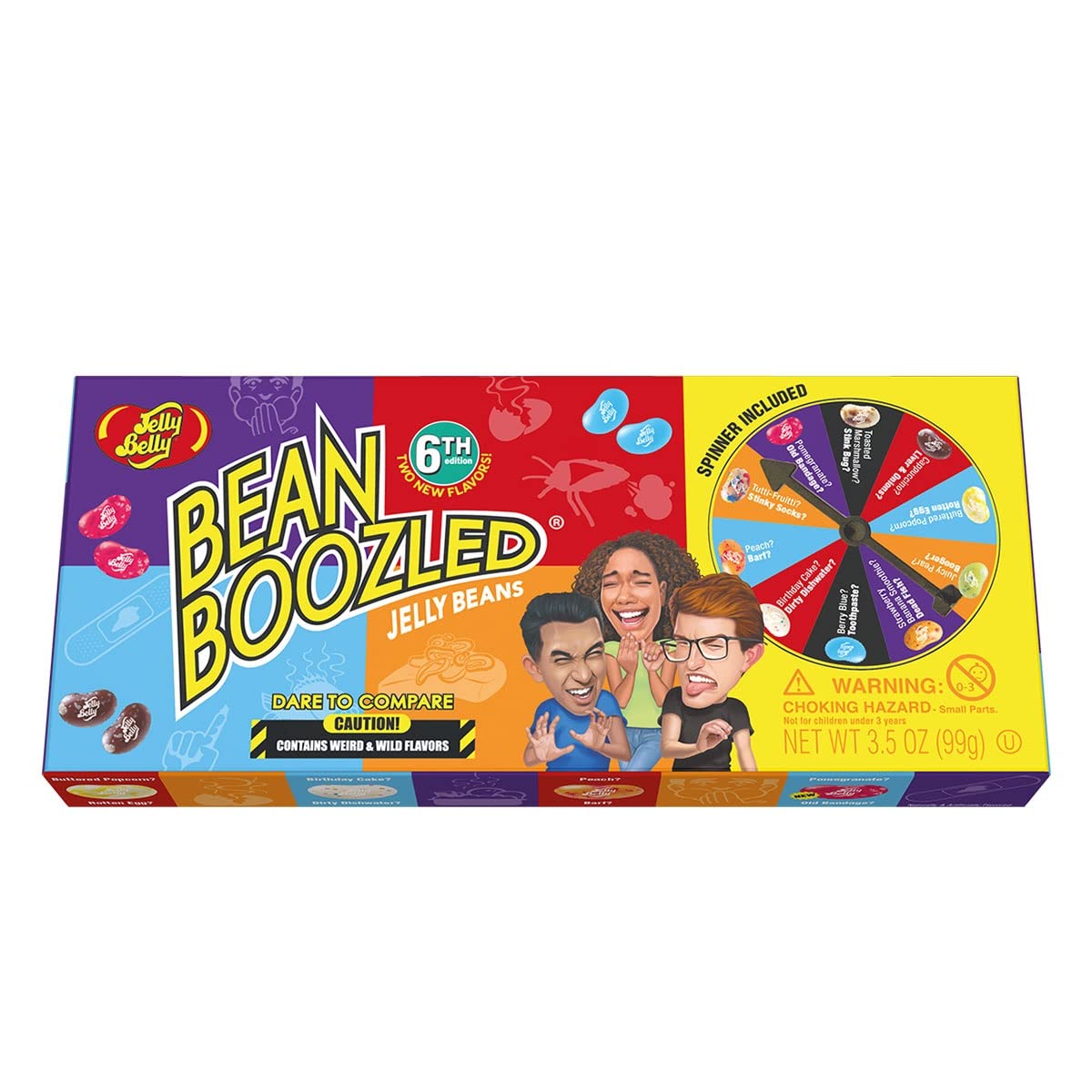 Jelly Belly Bean Boozled Spinner Gift Box Game, Net Wt 3.5oz