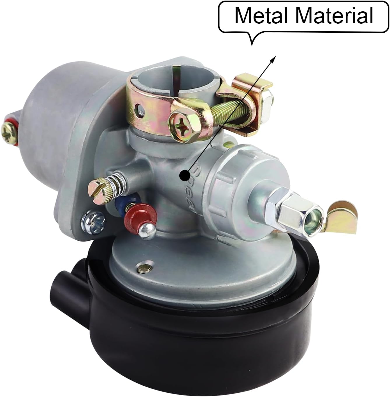 FLYPIG 49cc Engine Carburetor for 50cc 80cc 66cc 60cc 2 Stroke Mini Bike | fits Bicycle Motorized Bike, Gas Bicycle, Scooters, Skateboards