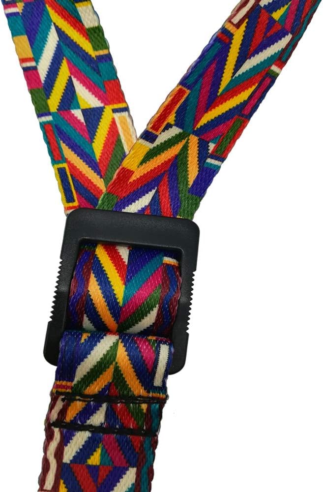 Saxophone Strap Rainbow Style Soft Padded Alto Tenor Bari Soprano Sax Neck Harness