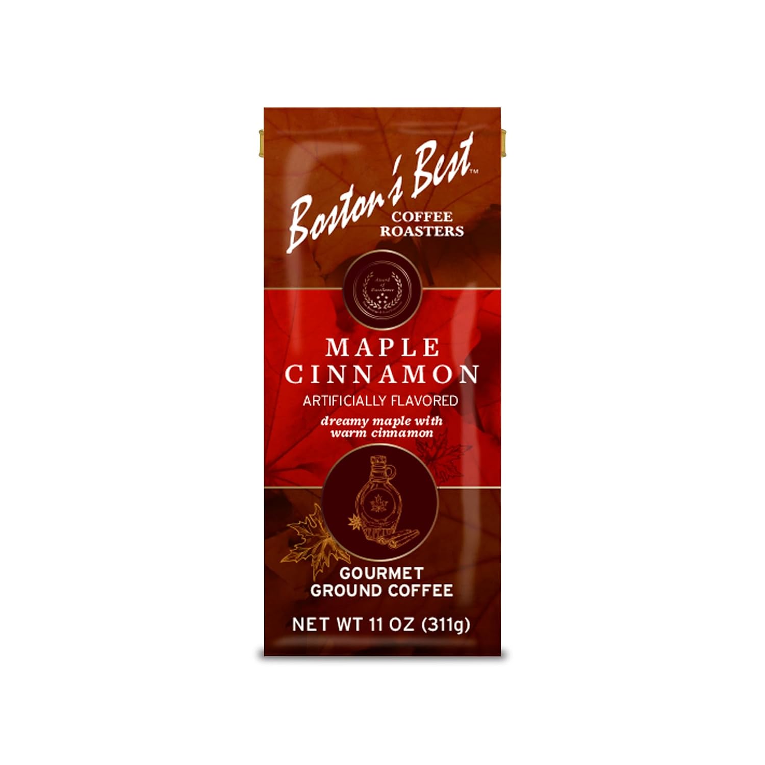 Boston’s Best Coffee - Fall-Inspired Pumpkin Spice Medium Roast Gourmet Delicious Flavored Coffee, Premium Ground - 11 oz. / 311 g Bag