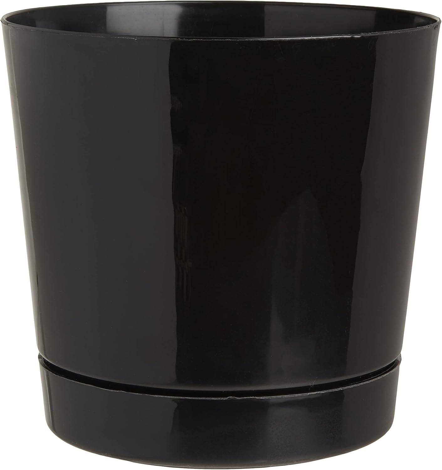 Novelty Majestic Full Depth Round Cylinder Pot, Glossy White, 8-Inch (10082)